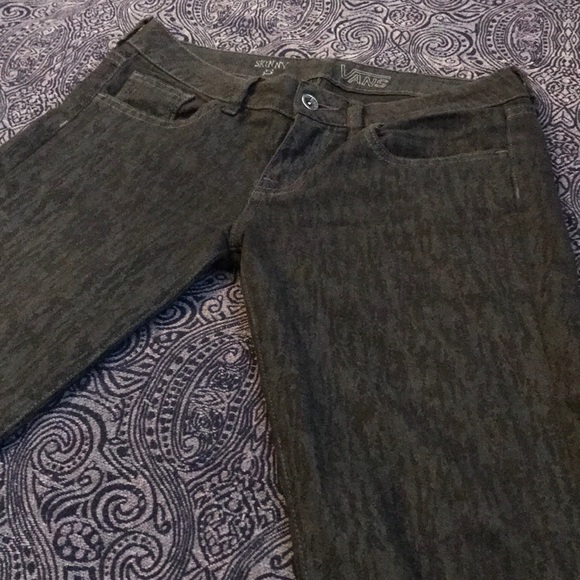 Vans black & gray jeans - Size 5 - Picture 3 of 6